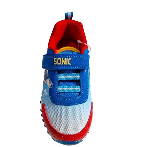 SONIC Toddler Light Up Walking Sneakers Size 7 (15cms) Blue Lightweight‎ Shoes - Picture 8 of 16